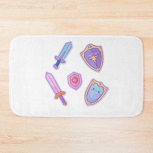 Item preview, Cute Fantasy Swords Shields Gamer RPG Adventure designed and sold by NicolasGlowArt.