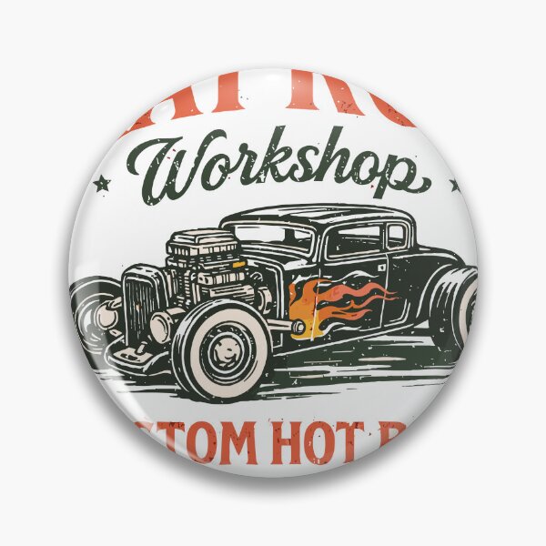 Item preview, California Rat Rod Workshop Poster designed and sold by Matinez Pink.