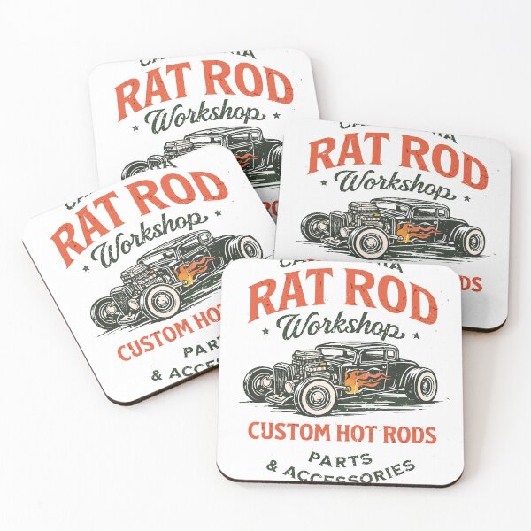 Item preview, California Rat Rod Workshop Poster designed and sold by Matinez Pink.