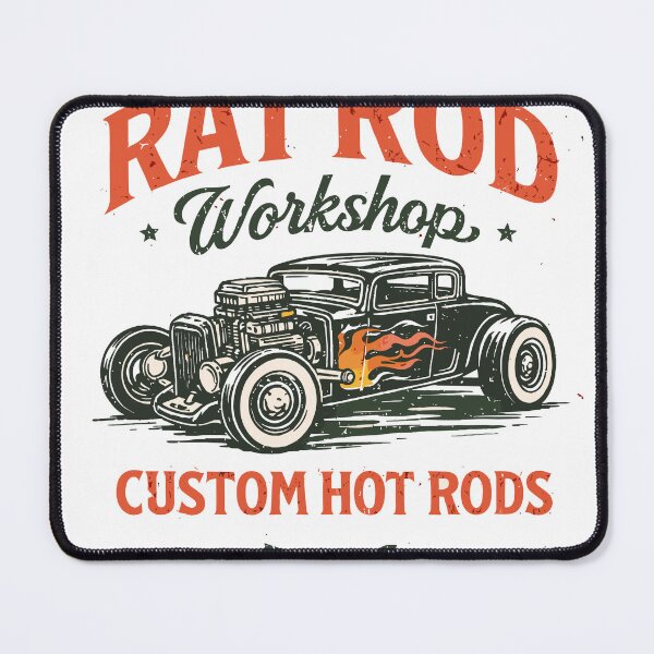 Item preview, California Rat Rod Workshop Poster designed and sold by Matinez Pink.