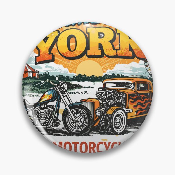 Item preview, Summer York Car & Motorcycle Show Poster designed and sold by Matinez Pink.