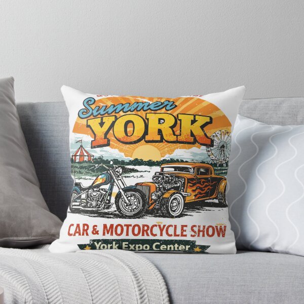 Item preview, Summer York Car & Motorcycle Show Poster designed and sold by Matinez Pink.