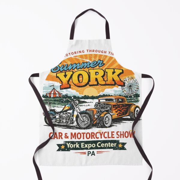Item preview, Summer York Car & Motorcycle Show Poster designed and sold by Matinez Pink.