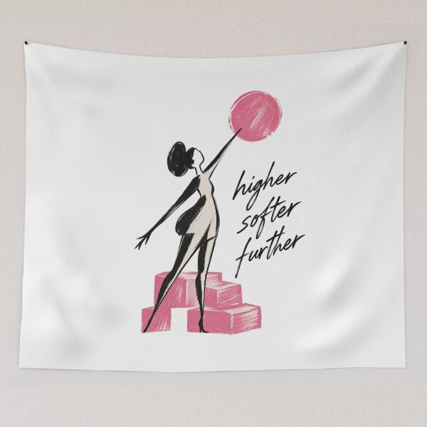 Item preview, Higher Softer Further – Abstract Feminist Art designed and sold by Samanthi007.