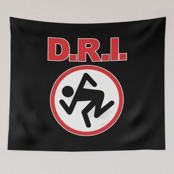 Artikelvorschau, D.R.I. Logo Retro Crossovers Thrash entworfen und verkauft von BlueSarcasm.