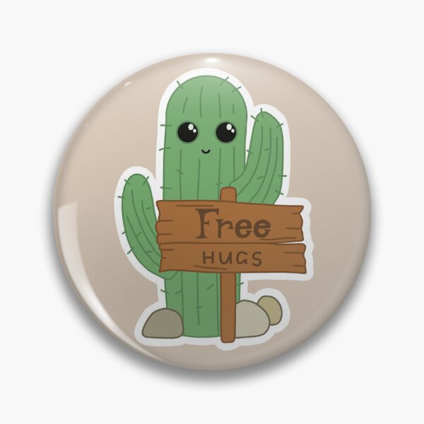 Item preview, Free Hugs Cactus designed and sold by TheodorableDraws.