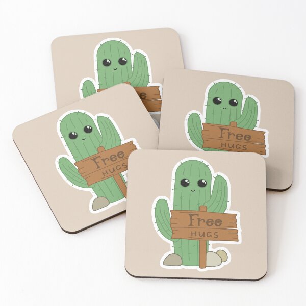 Item preview, Free Hugs Cactus designed and sold by TheodorableDraws.