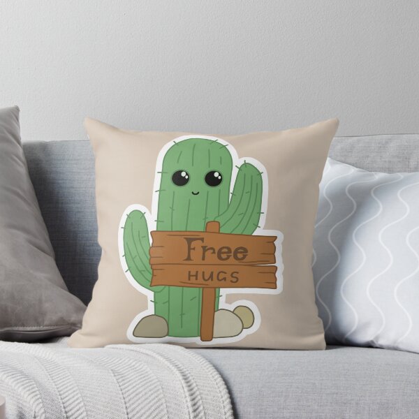 Item preview, Free Hugs Cactus designed and sold by TheodorableDraws.