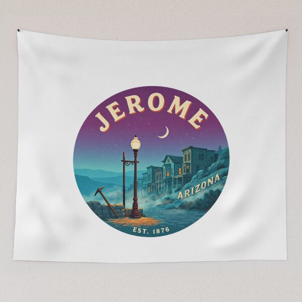 Item preview, Jerome Arizona: Historic Night Mining Town designed and sold by CircinusStore.