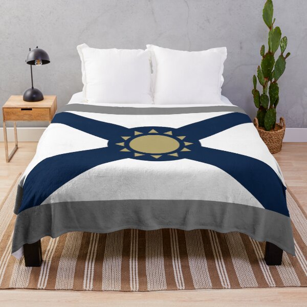 Item preview, Simplified Florida Flag in Blue, Bronze, and White designed and sold by Karate Octopus.