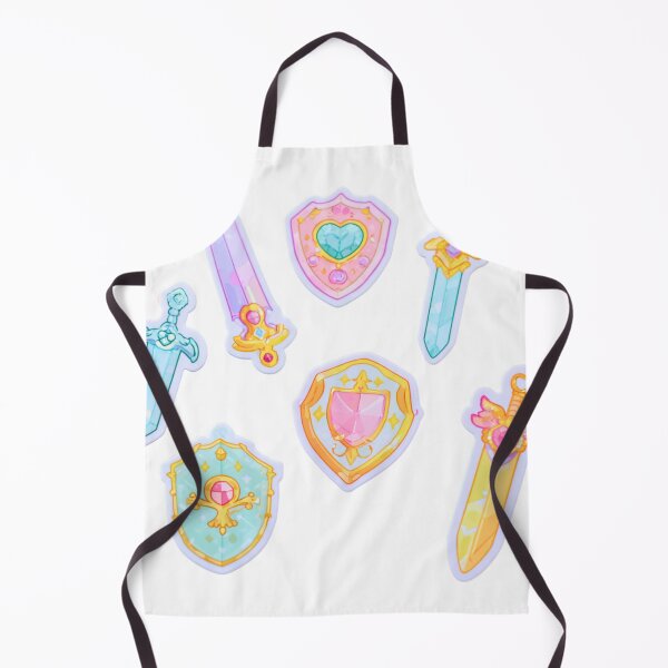 Item preview, Kawaii Magical Girl Swords and Shields Pastel Gems designed and sold by NicolasGlowArt.