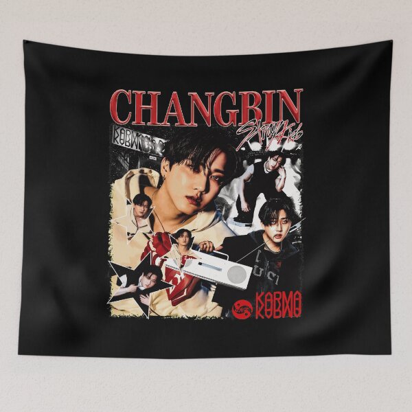 Item preview, Changbin Stray Kids Vintage Collage  designed and sold by SeanThoma82727.