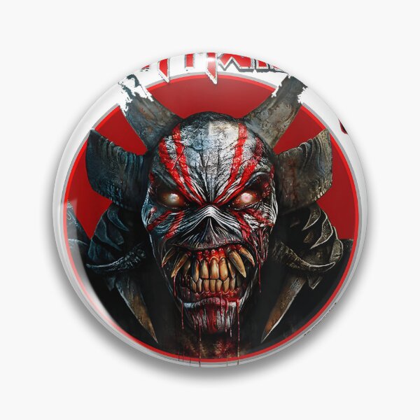Item preview, Iron Maiden Inspired Heavy Metal Band Art for Music Lovers designed and sold by AMIBL.