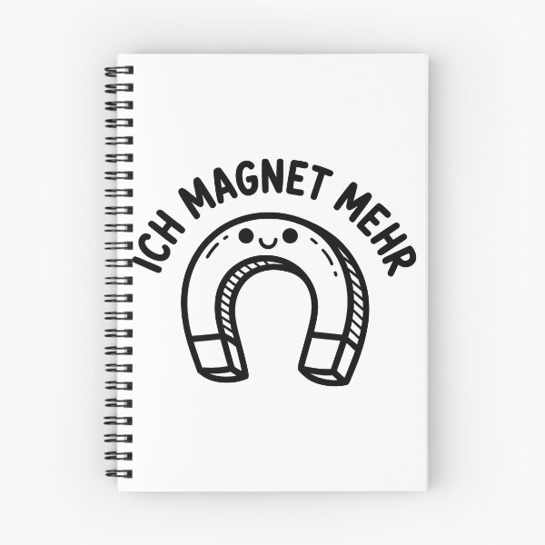 Artikelvorschau, Ich magnet mehr – lustiges Wortspiel Design entworfen und verkauft von LoFizzy.