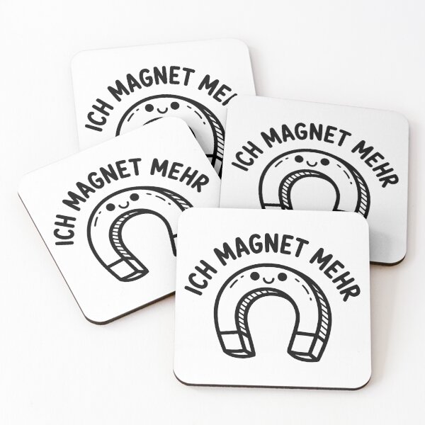Item preview, Ich magnet mehr – lustiges Wortspiel Design designed and sold by LoFizzy.