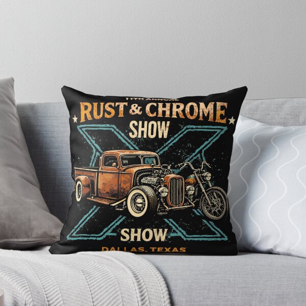 Item preview, Rust & Chrome Show Dallas Poster designed and sold by Matinez Pink.