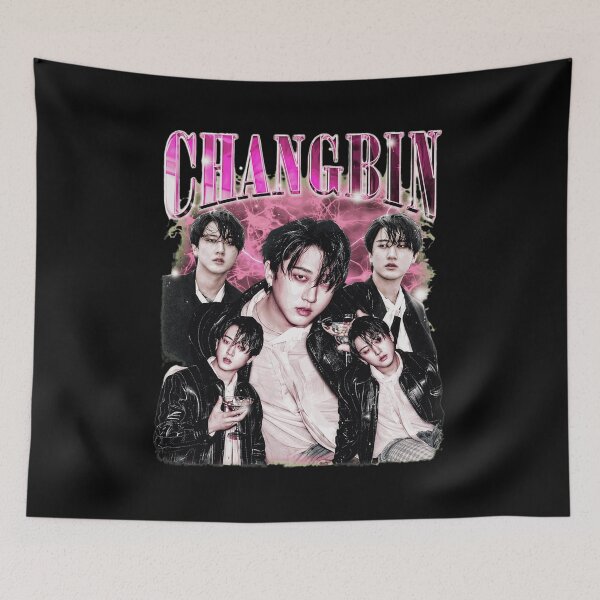 Item preview, Changbin Vintage Retro Kpop Idol Fan  designed and sold by MalikHobb94818.