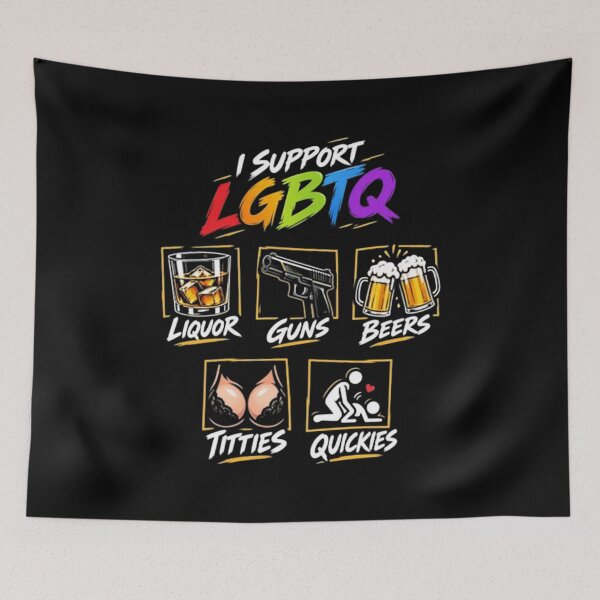 Item preview, I Support LGBTQ, Funny Meme Tee,Pride Month, LGBTQ Support designed and sold by YakupAydin.