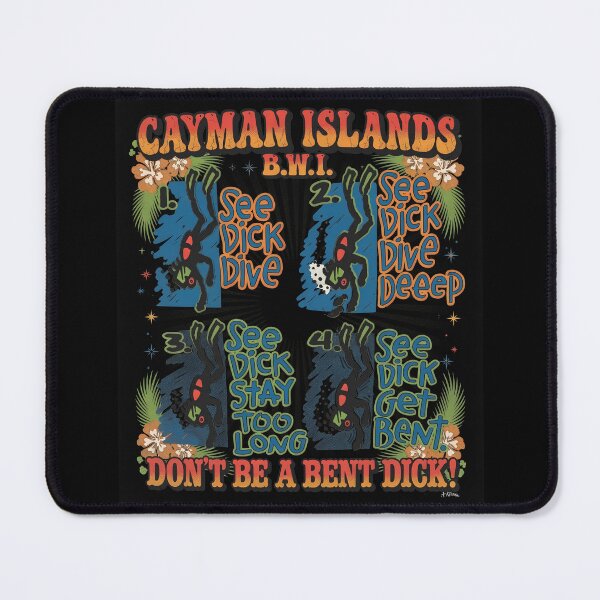 Item preview, Cayman Islands Dive Rules Funny Sarcastic designed and sold by AnnamarieRath.
