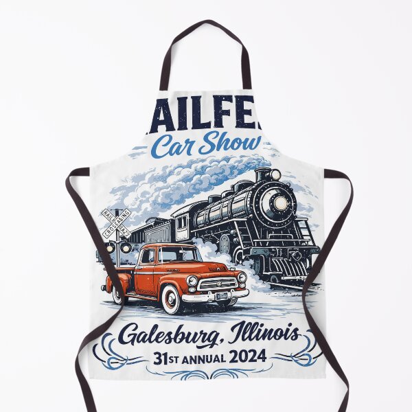 Item preview, Railfest Car Show Galesburg Poster designed and sold by Matinez Pink.