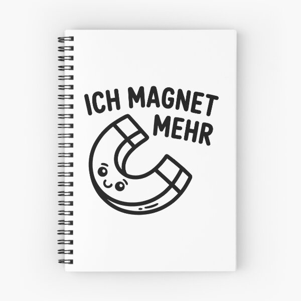 Artikelvorschau, Ich magnet mehr – lustiges Wortspiel Design entworfen und verkauft von LoFizzy.