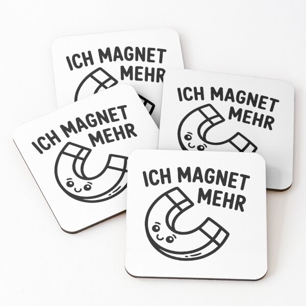 Item preview, Ich magnet mehr – lustiges Wortspiel Design designed and sold by LoFizzy.