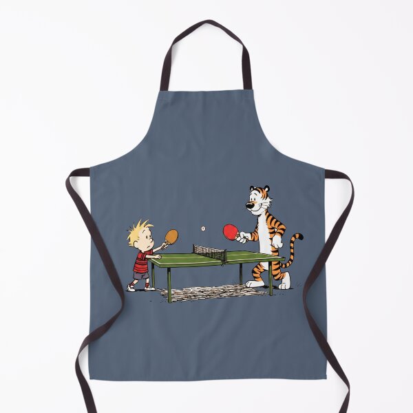 Item preview, Calvin and Hobbes Playing Table Tennis designed and sold by shaohadran.