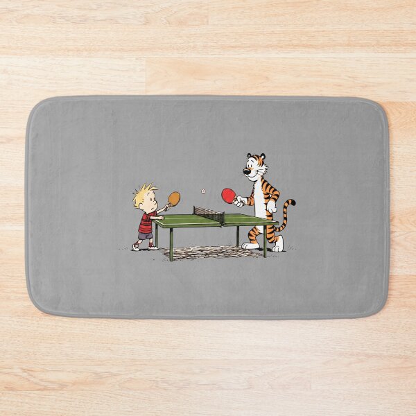 Item preview, Calvin and Hobbes Playing Table Tennis designed and sold by shaohadran.