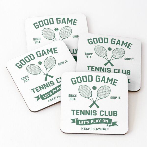 Item preview, Good Game Tennis Club Poster designed and sold by Matinez Pink.
