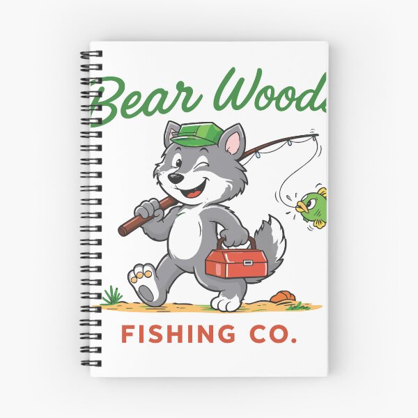 Item preview, Bear Woods Fishing Co Poster designed and sold by Matinez Pink.