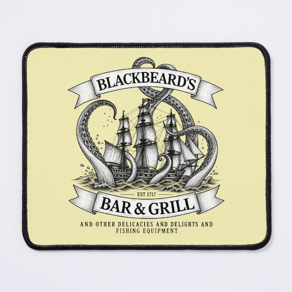 Item preview, Kraken’s Blackbeard’s Bar & Grill Crest designed and sold by Art-Monnard.
