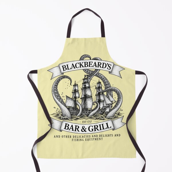 Item preview, Kraken’s Blackbeard’s Bar & Grill Crest designed and sold by Art-Monnard.