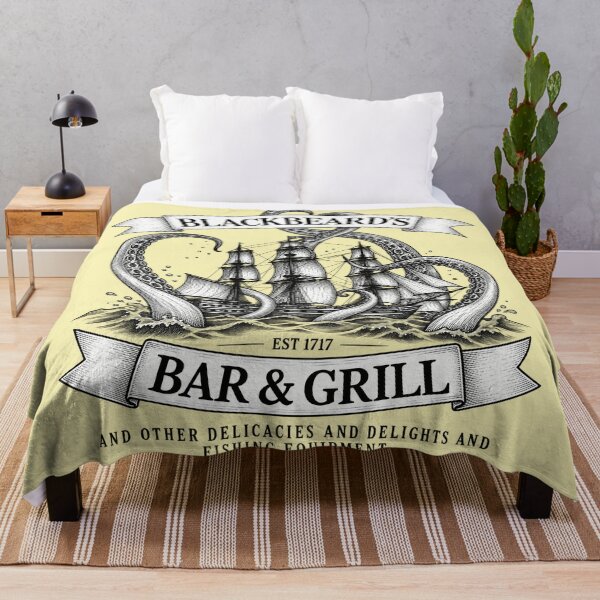 Item preview, Kraken’s Blackbeard’s Bar & Grill Crest designed and sold by Art-Monnard.