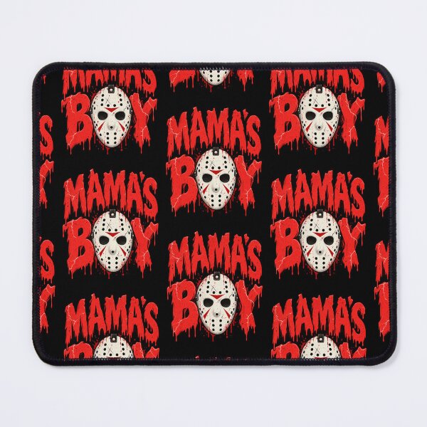 Item preview, Mama's Boy Classic Horror Hockey Mask Slasher Halloween Design designed and sold by SEINENGAPPI23.