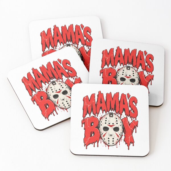 Item preview, Mama's Boy Classic Horror Hockey Mask Slasher Halloween Design designed and sold by SEINENGAPPI23.