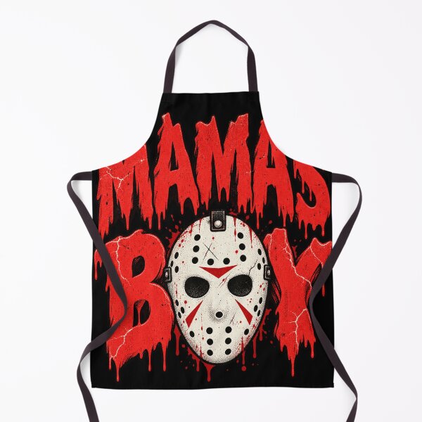 Item preview, Mama's Boy Classic Horror Hockey Mask Slasher Halloween Design designed and sold by SEINENGAPPI23.