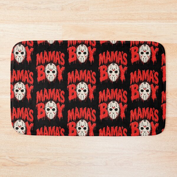Item preview, Mama's Boy Classic Horror Hockey Mask Slasher Halloween Design designed and sold by SEINENGAPPI23.