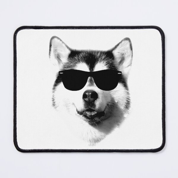 Item preview, Cool Siberian Husky With Sunglasses Essential T-Shirt designed and sold by uza-nHornber.