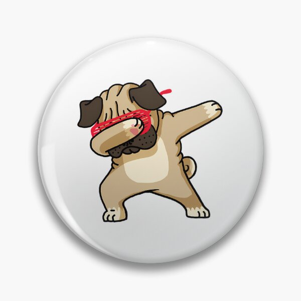 Item preview, Dabbing Pug Funny Shirt Hip Hop Dabbin designed and sold by uza-nHornber.