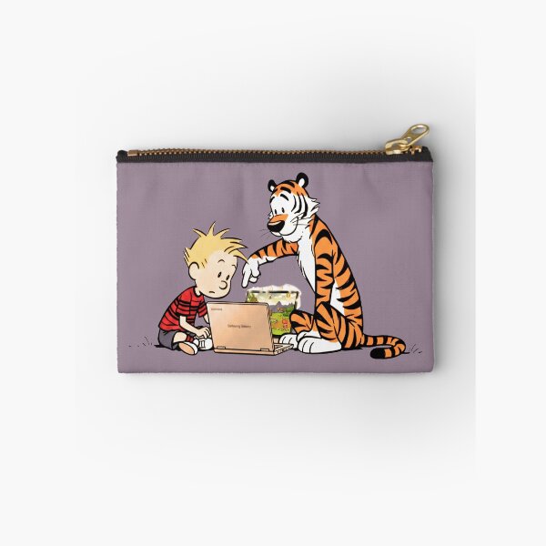 Item preview, Calvin and Hobbes Enjoying Technology designed and sold by shaohadran.