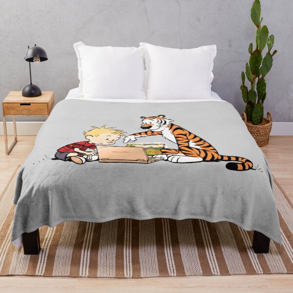 Item preview, Calvin and Hobbes Enjoying Technology designed and sold by shaohadran.