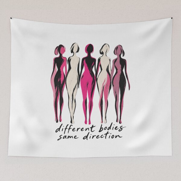 Item preview, Different Bodies, Same Direction – Abstract Feminist Art designed and sold by Samanthi007.