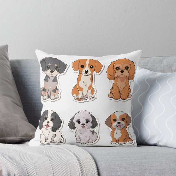 Item preview, Cute Adorable Kawaii Puppy Dogs Cartoon Design designed and sold by NicolasGlowArt.