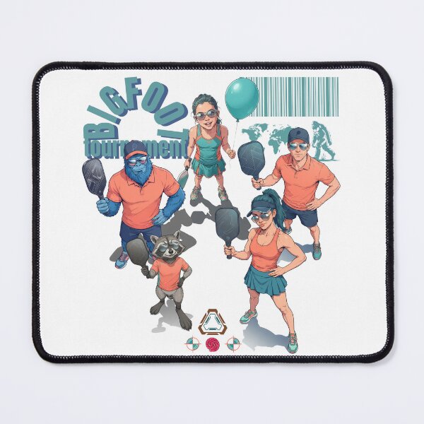 Item preview, Bigfoot Tournament Pickleball Sports Funny Design designed and sold by Whimsy Trail Co.
