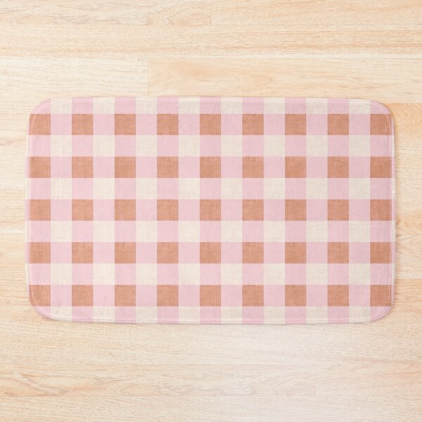 Item preview, Blush Girly Linen Checks designed and sold by KaroLeenaDesign.