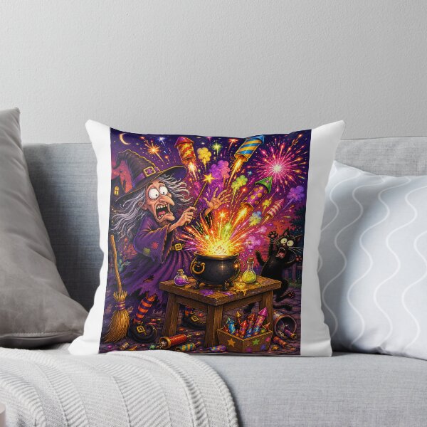 Item preview, Chaotic Witch Magic Potion  Fireworks Disaster designed and sold by ComedyInkFactor.