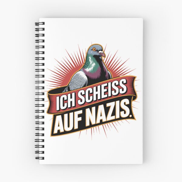 Artikelvorschau, Ich scheiss auf Nazis - Linke Antifa Taube Sticker entworfen und verkauft von LoFizzy.