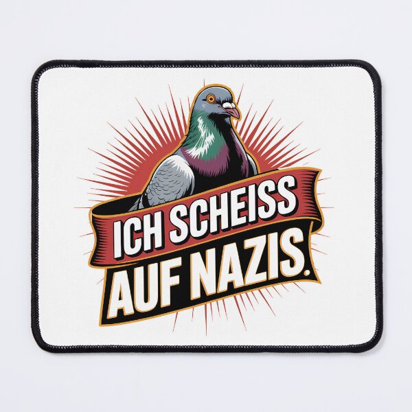Artikelvorschau, Ich scheiss auf Nazis - Linke Antifa Taube Sticker entworfen und verkauft von LoFizzy.