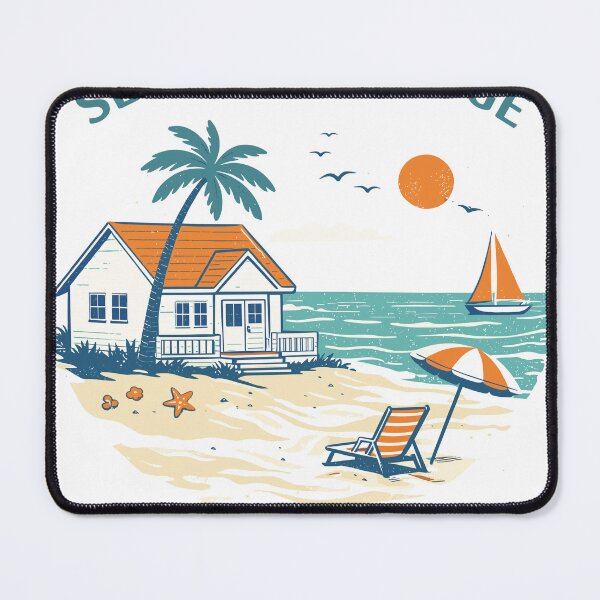 Item preview, Seaside Cottage Escape Poster designed and sold by Matinez Pink.