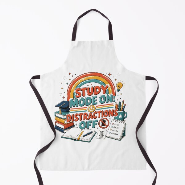 Item preview, Study Mode On Distractions Off Shirt, Student Motivation Tee, Back to School Graphic Shirt, College Study Gift, Exam Prep T-Shirt, Learning Mindset Apparel designed and sold by CKADigital.